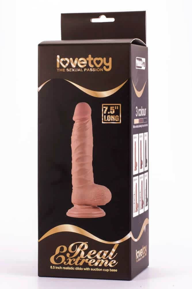 Real Extreme - Dildo realist, 19 cm - detaliu 1