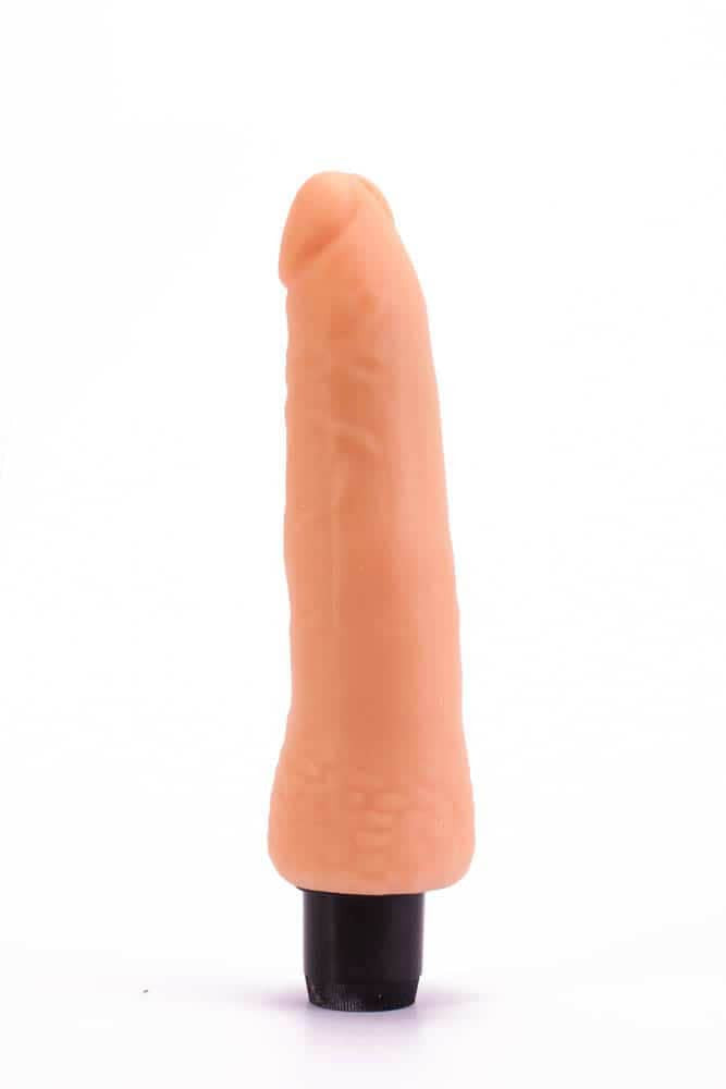 Real Feel Cyberskin 3 - Vibrator realistic, 20 cm - detaliu 4