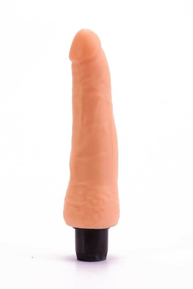 Real Feel Cyberskin 3 - Vibrator realistic, 20 cm - detaliu 5