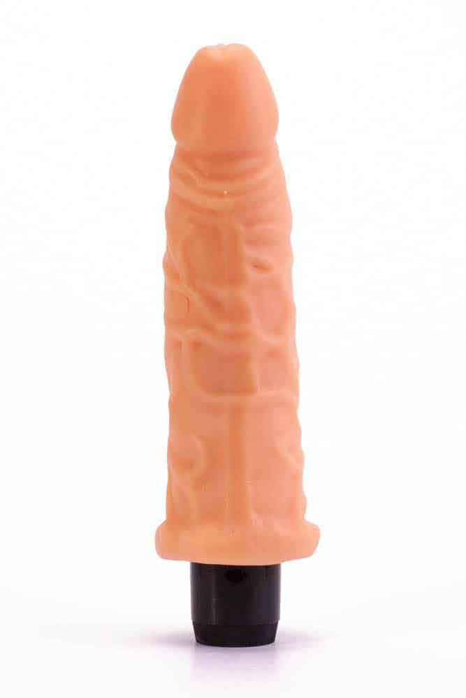 Real Feel Cyberskin - Vibrator realistic, 19.8 cm - detaliu 1