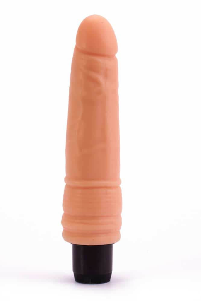 Real Feel Cyberskin - Vibrator realistic, 20 cm - detaliu 3