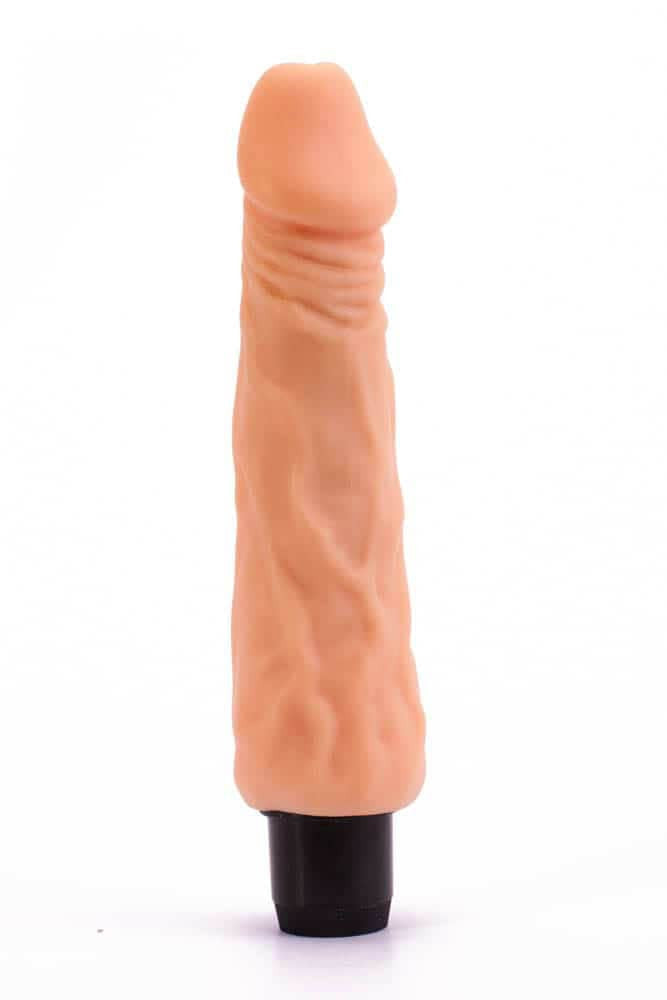 Real Feel Cyberskin - Vibrator realistic, 20 cm - detaliu 4