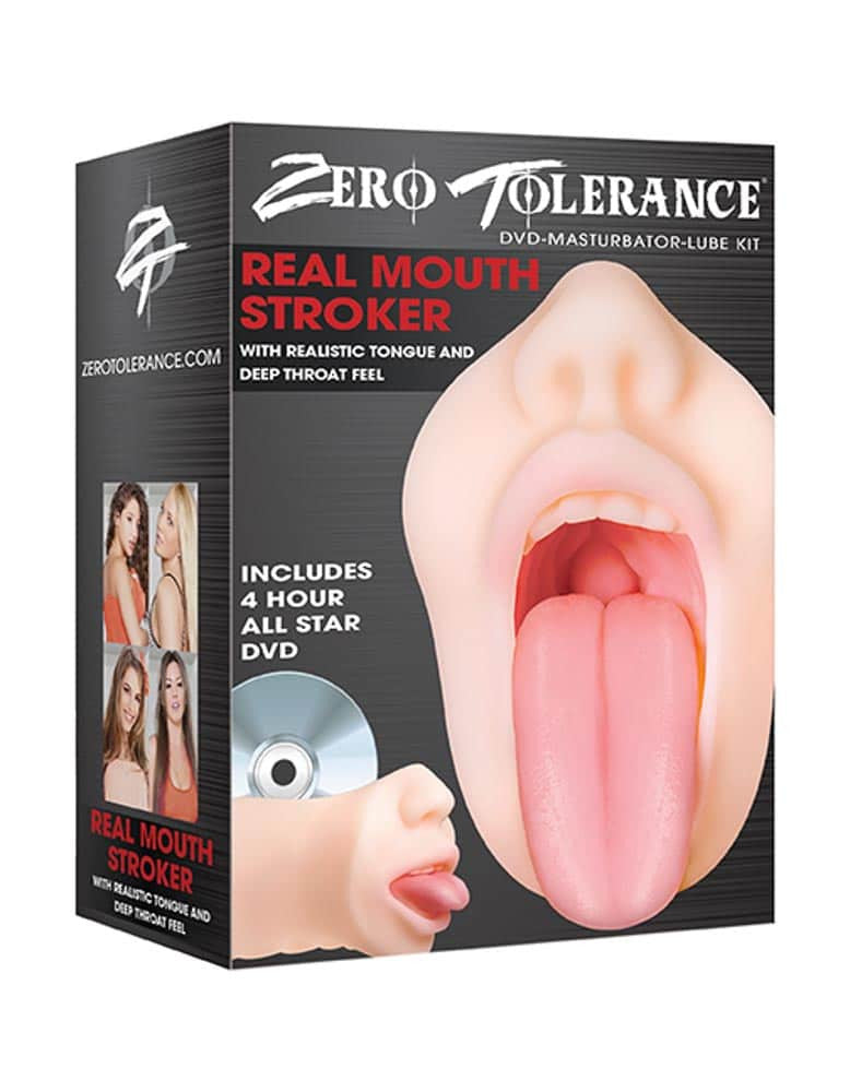 Real Mouth Stroker - Masturbator Realistic cu Forma de Gura, 16,5 cm - detaliu 2