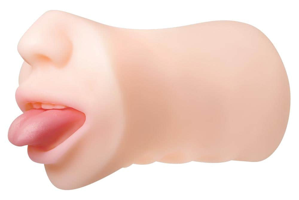 Real Mouth Stroker - Masturbator Realistic cu Forma de Gura, 16,5 cm - detaliu 7