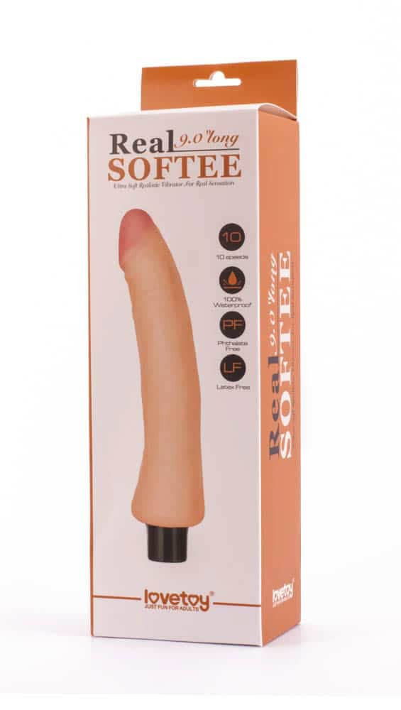 Real Softee - Vibrator realist, 24 cm