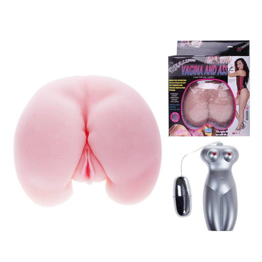 Realistic Vagina & Ass 1 - Masturbator bărbați, 22 cm - detaliu 6