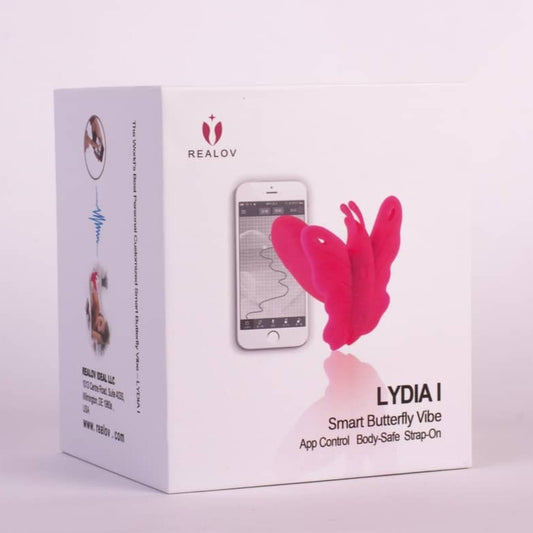 Realov Lydia I - Vibrator fluture roz
