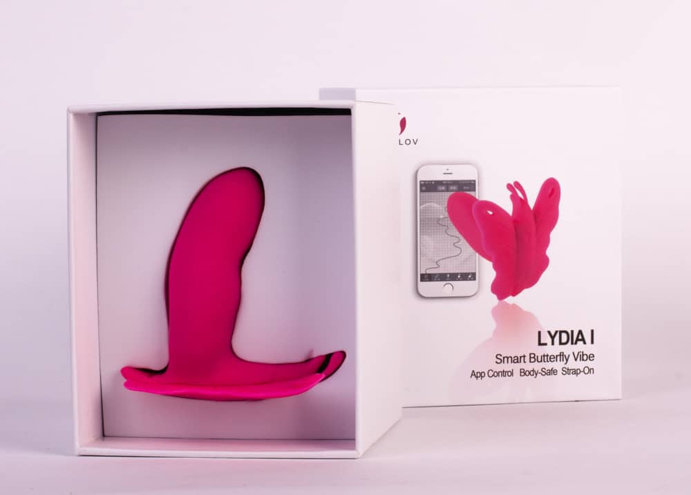 Realov Lydia I - Vibrator fluture roz - detaliu 1