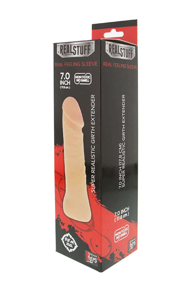 RealStuff Girth Extender Sleeve 1 - Manson Prelungitor Penis, 18 cm - detaliu 1
