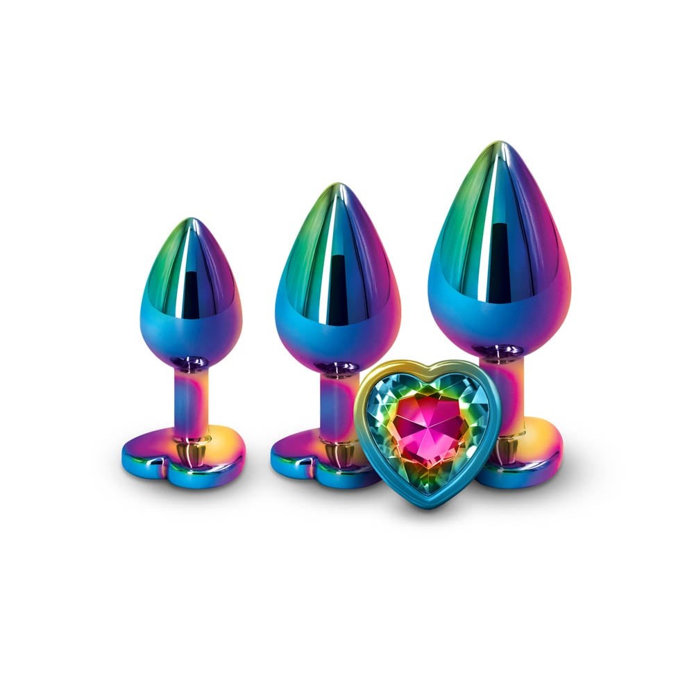 Rear Assets - Set dopuri anale, 3 buc., multicolor - detaliu 1