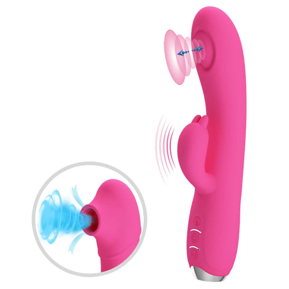 Regina - Vibrator iepuraș, roz, 19.8 cm - detaliu 6