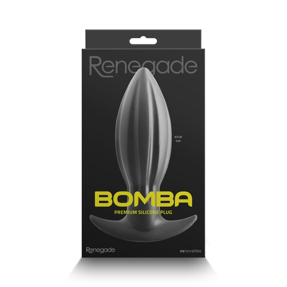 Renegade Bomba Large - Dop Anal din Silicon Premium, 18,7 cm - detaliu 3