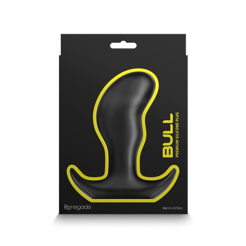 Renegade Bull - Dop anal, negru, 10 cm