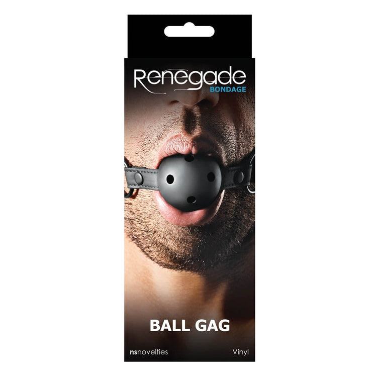Renegade Gag - Calus cu Bila Negru 4 cm