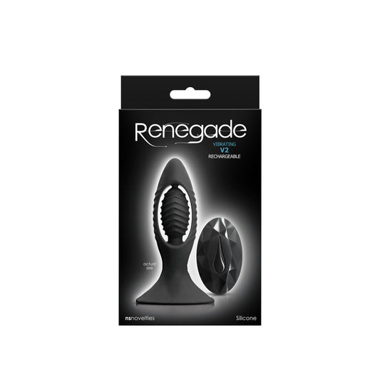 Renegade V2 - Dop cu telecomandă, negru, 11.2 cm