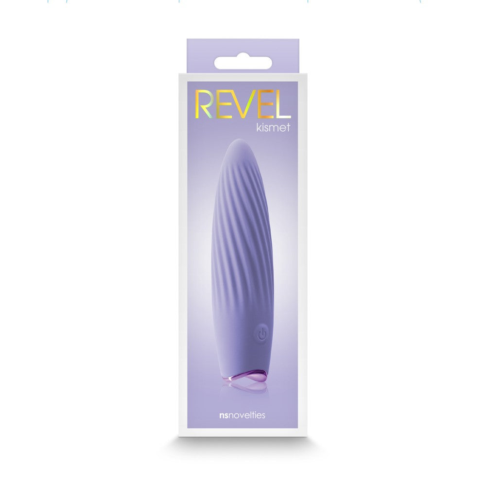 Revel - Mini-vibrator, mov, 8.4 cm - detaliu 3