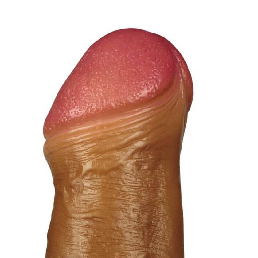 Revolutionary 5 - Prelungitor penis din silicon, 17.8 cm, maro