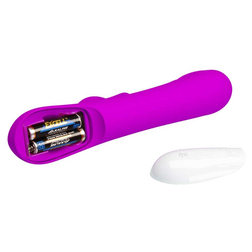 Robert - Vibrator iepuraș, mov, 21 cm - detaliu 1