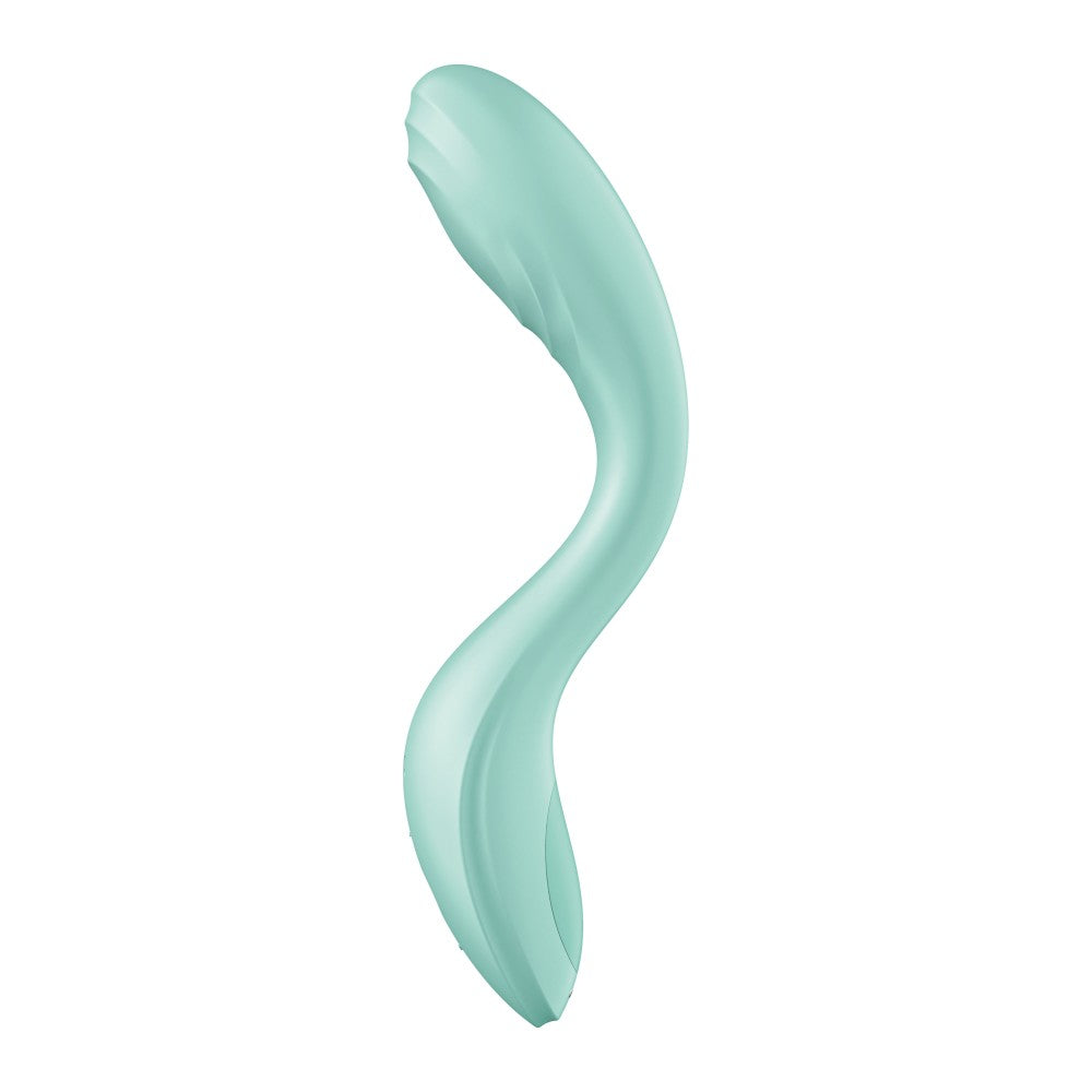 Rrrolling Pleasure mint - Vibrator cu Bile Miscatoare, 22x4 cm - detaliu 2