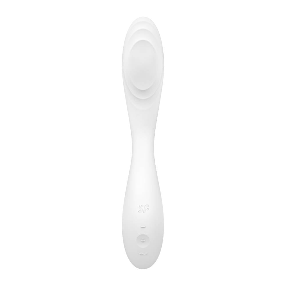 Rrrolling Pleasure White - Vibrator Punct g cu Bila Stimulatoare, 22x4 cm - detaliu 1