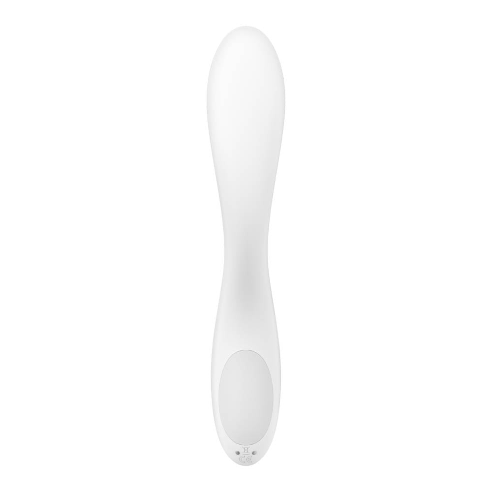 Rrrolling Pleasure White - Vibrator Punct g cu Bila Stimulatoare, 22x4 cm - detaliu 3