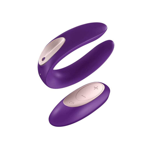 Satisfyer Double Plus Remote - Vibrator pentru Cuplu, 9x2.8 cm - detaliu 1