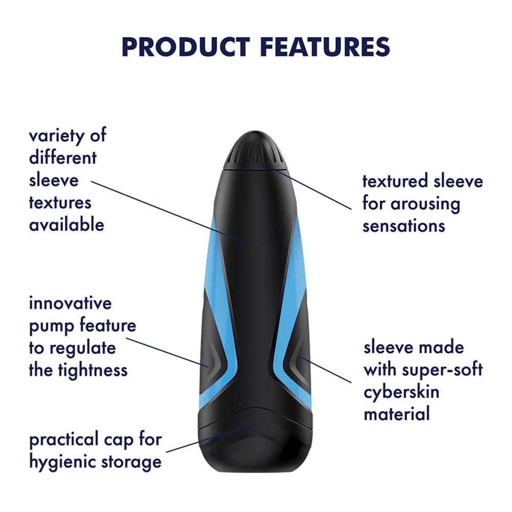 Satisfyer Men One - Masturbator cu Functie de Stramtare Orificiu, 24,5 cm - detaliu 5