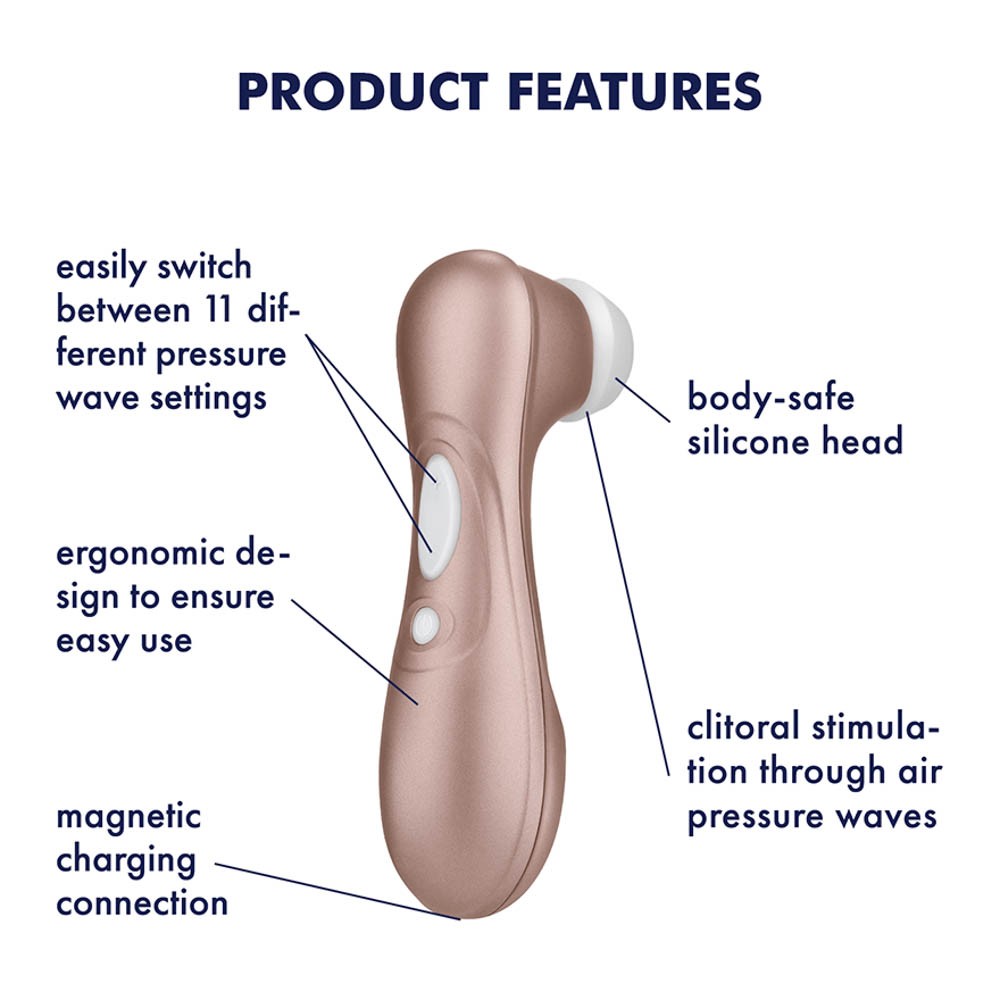 Satisfyer Pro 2 - Stimutor Clitoris cu 11 niveluri de Intensitate, 16,5 cm - detaliu 9