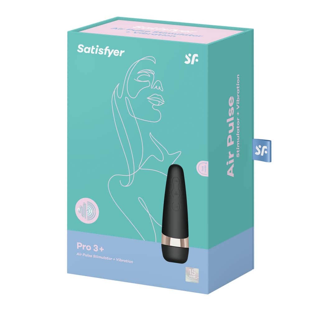 Satisfyer Pro 3 + - Vibrator Stimulare Clitoris, 14x4,5 cm - detaliu 2