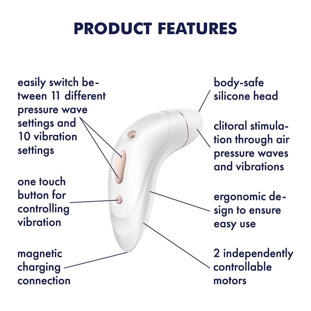 Satisfyer Pro Plus - Vibrator clitoris - detaliu 5