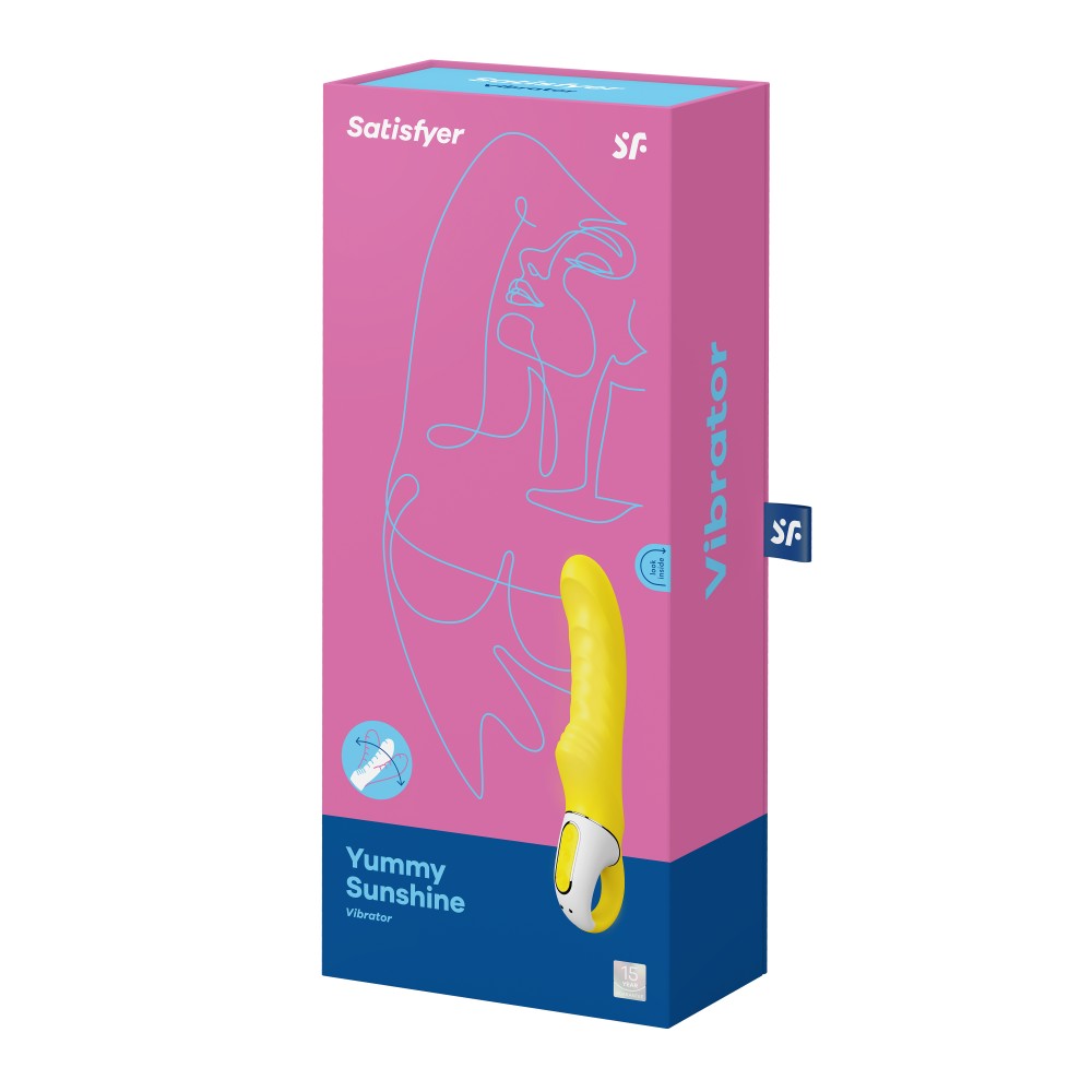 Satisfyer Yummy Sunshine - Vibrator cu 12 Functii Vibratie, 22.5x3.8 cm