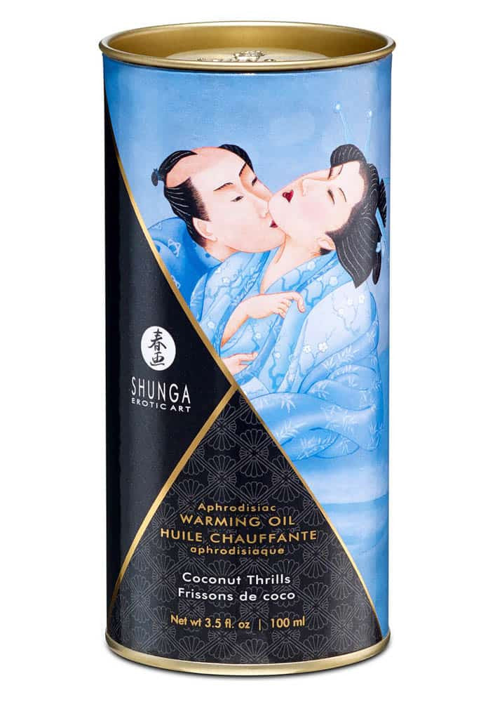 Shunga Aphrodisiac Oil - Ulei de Masaj cu Aroma de Cocos, 100 ml