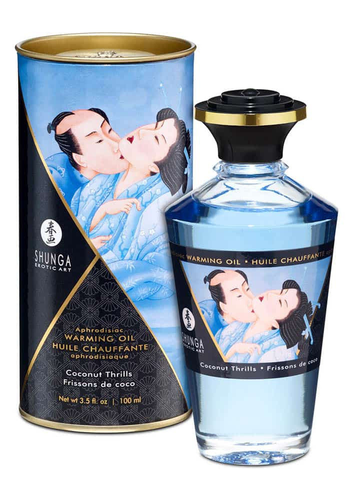 Shunga Aphrodisiac Oil - Ulei de Masaj cu Aroma de Cocos, 100 ml - detaliu 1