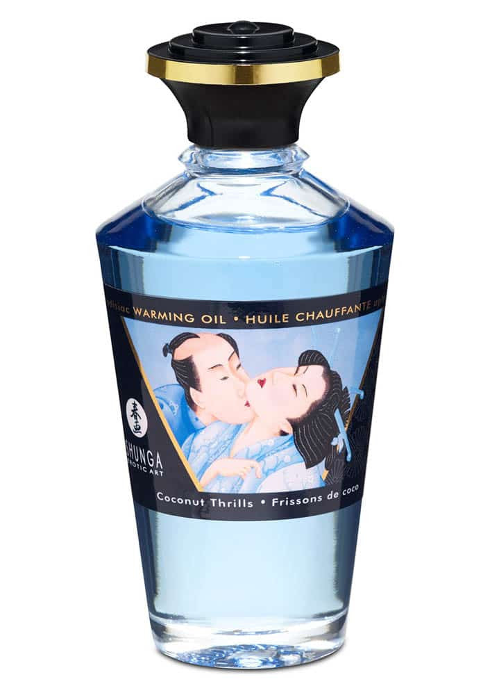 Shunga Aphrodisiac Oil - Ulei de Masaj cu Aroma de Cocos, 100 ml - detaliu 2