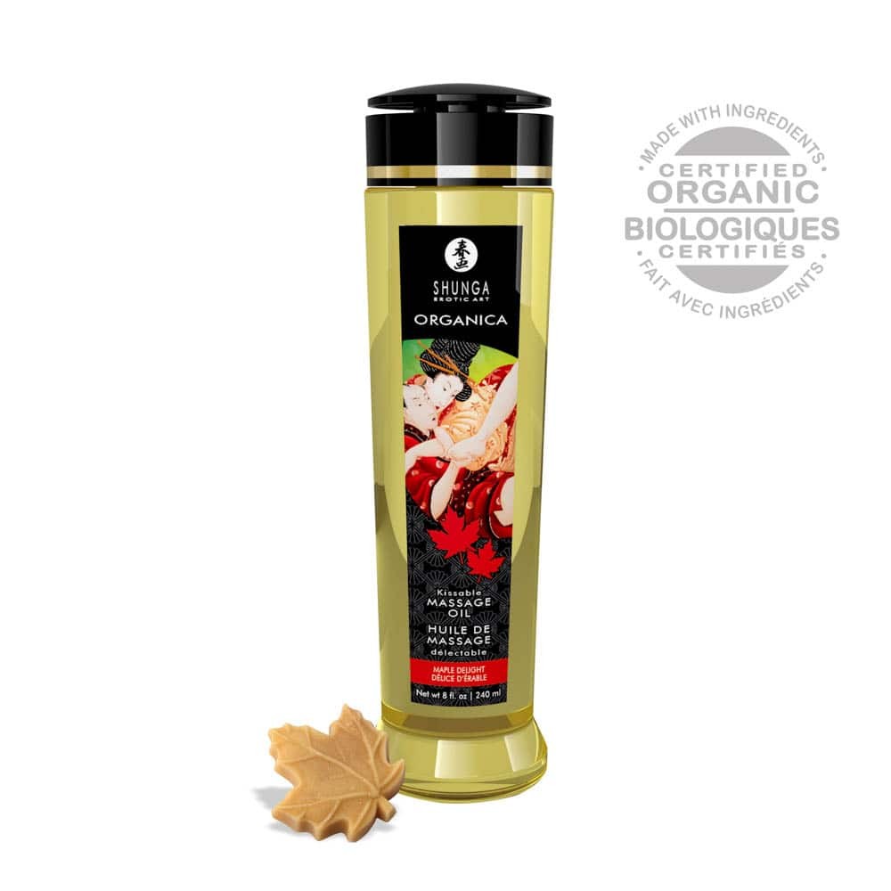 Shunga Maple Delight - Ulei de Masaj cu Aroma de Artar, 240 ml