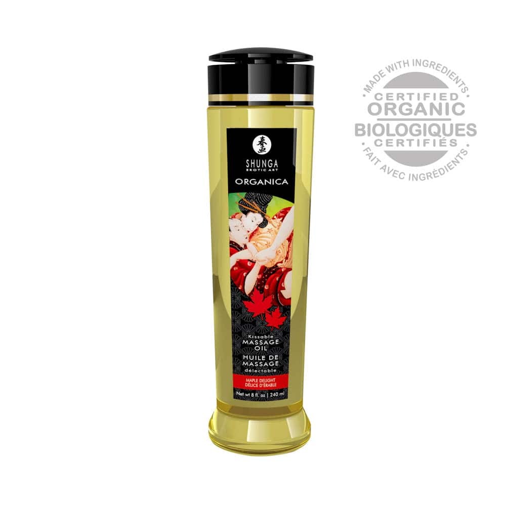 Shunga Maple Delight - Ulei de Masaj cu Aroma de Artar, 240 ml - detaliu 1