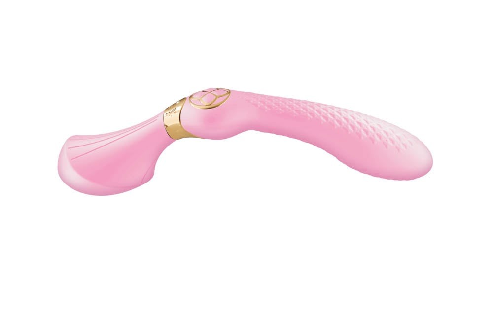 Shunga ZOA - Vibrator cu 10 functii de vibratie, Roz, 26,5 cm - detaliu 4