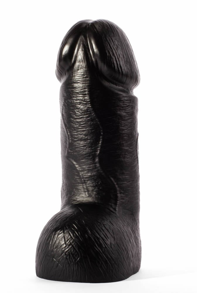 Simon - Dildo gigantic, negru, 31 cm - detaliu 4