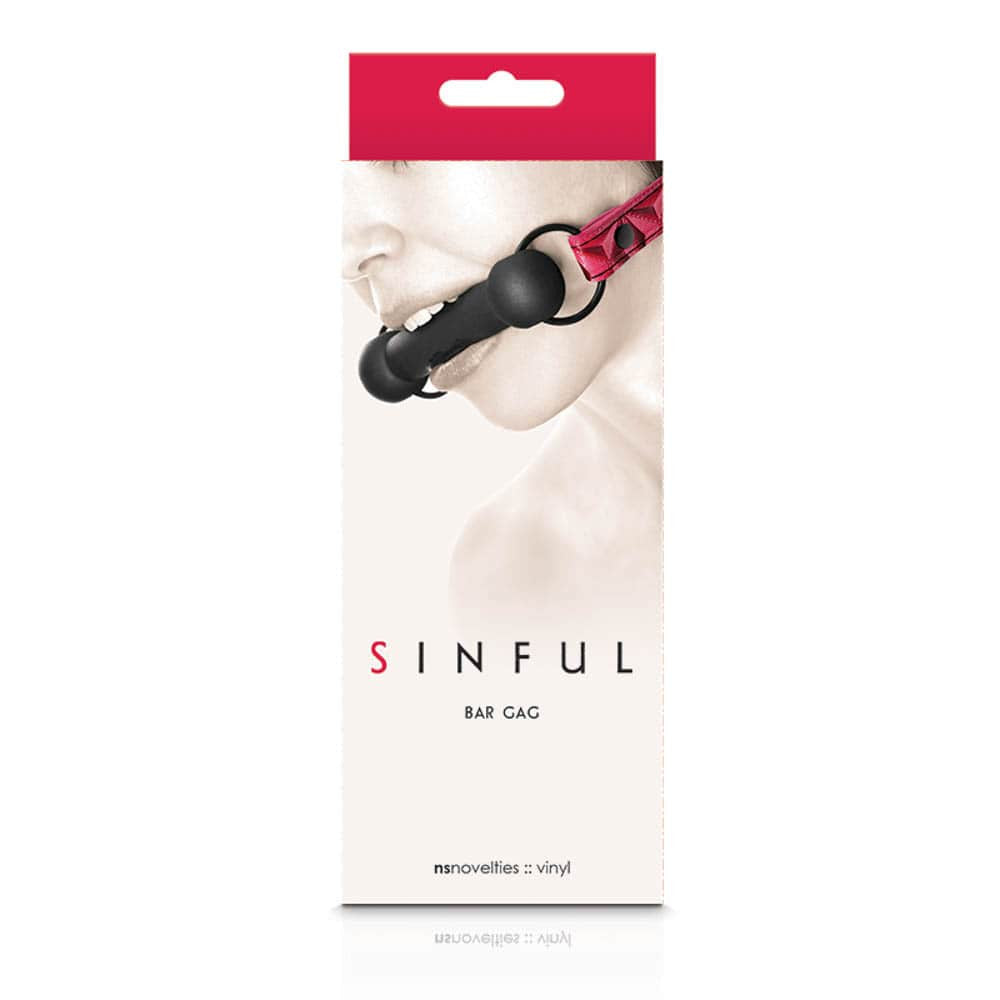 Sinful Bar Gag - Calus Tip Bara Roz 2.8 cm