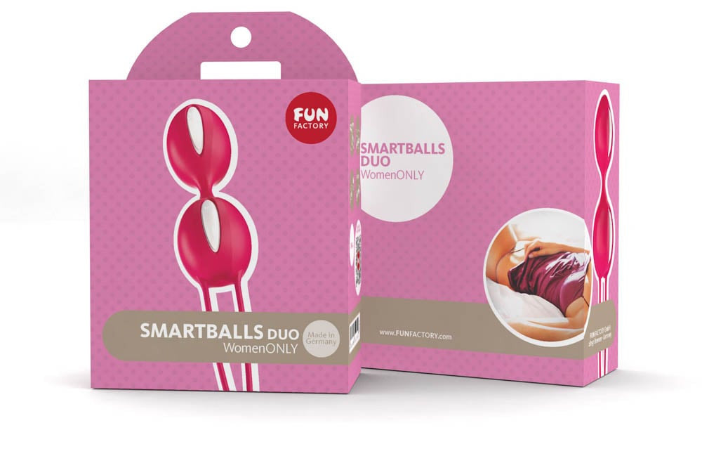 Smartballs Duo - Bile vaginale, roșu - detaliu 1