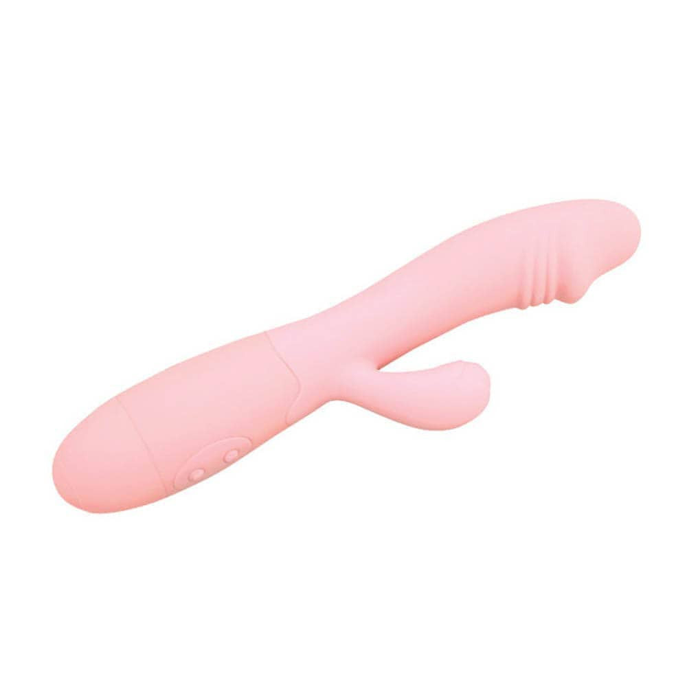 Snappy - Vibrator iepuraș roz deschis, 19.5 cm - detaliu 2