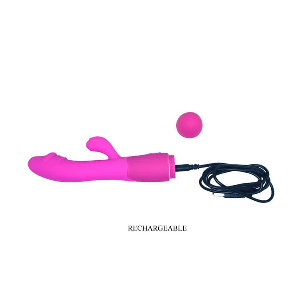 Snappy - Vibrator roz, 19.5 cm - detaliu 1