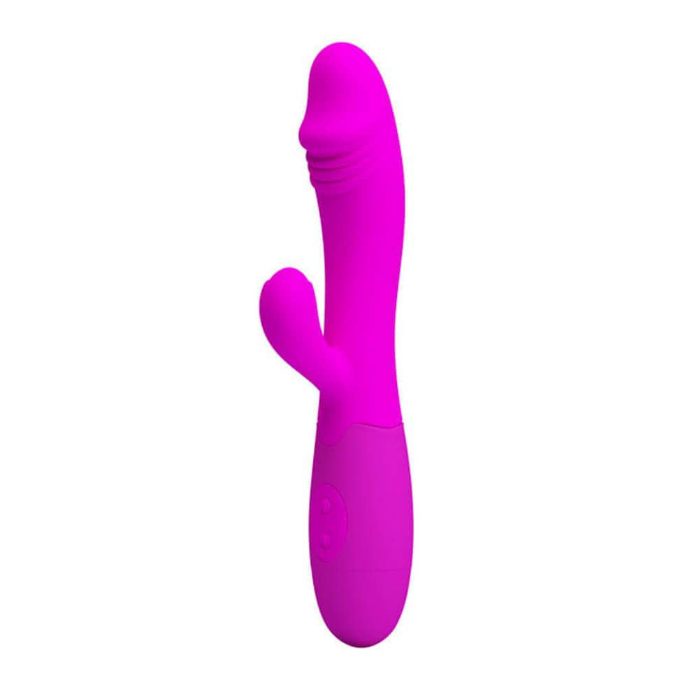 Snappy - Vibrator roz, 19.5 cm - detaliu 4