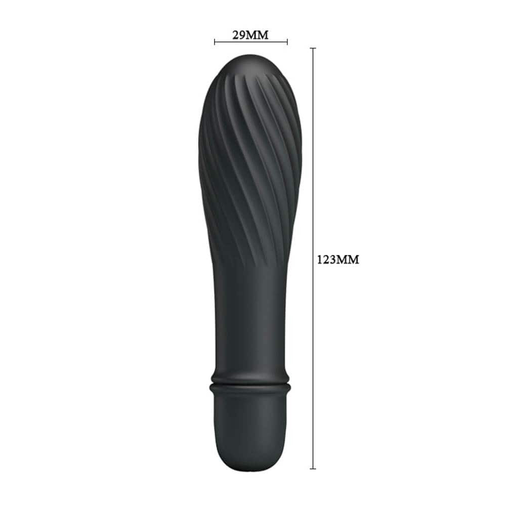 Solomon - Glonț vibrator, negru, 12.3 cm - detaliu 2