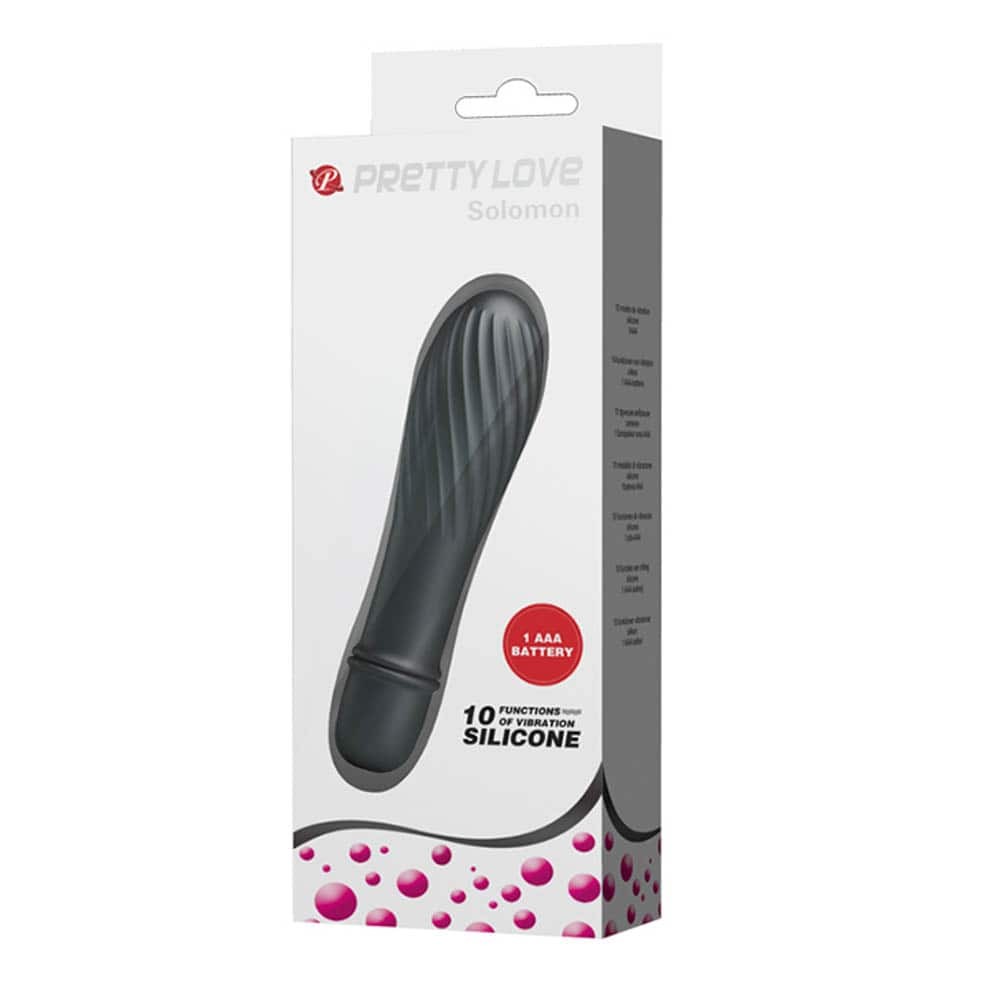 Solomon - Glonț vibrator, negru, 12.3 cm - detaliu 4