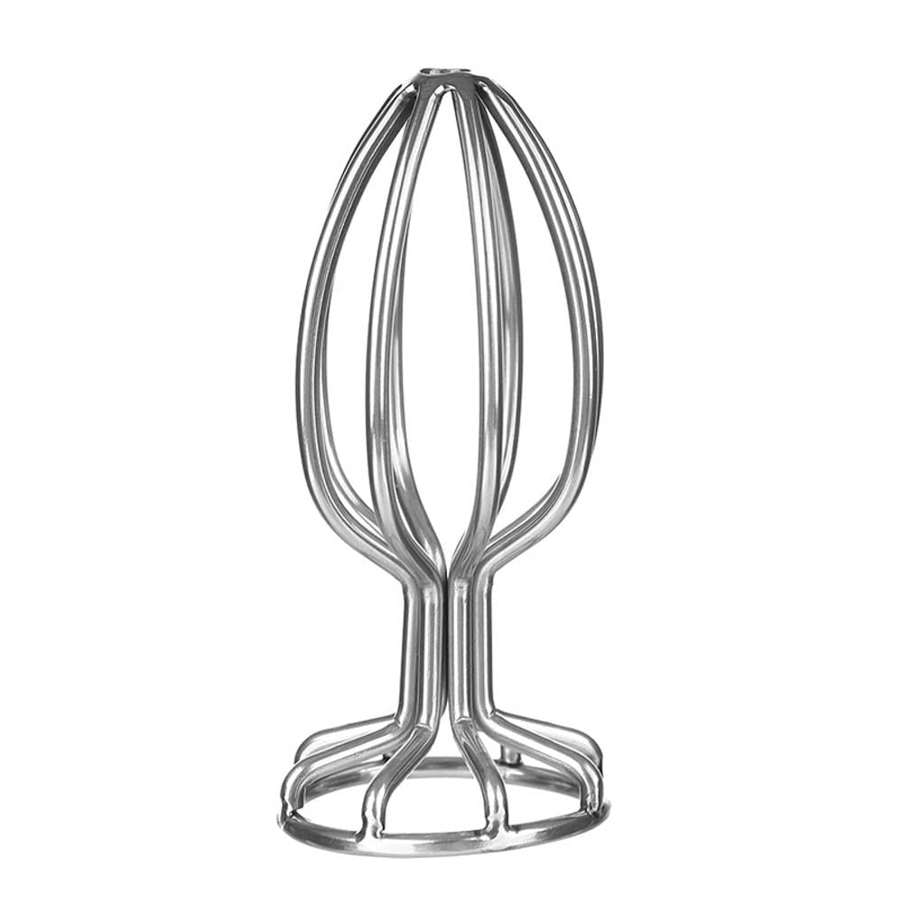 Stainless Anal Plug L - Dop Anal Metalic, 9,5 cm - detaliu 5