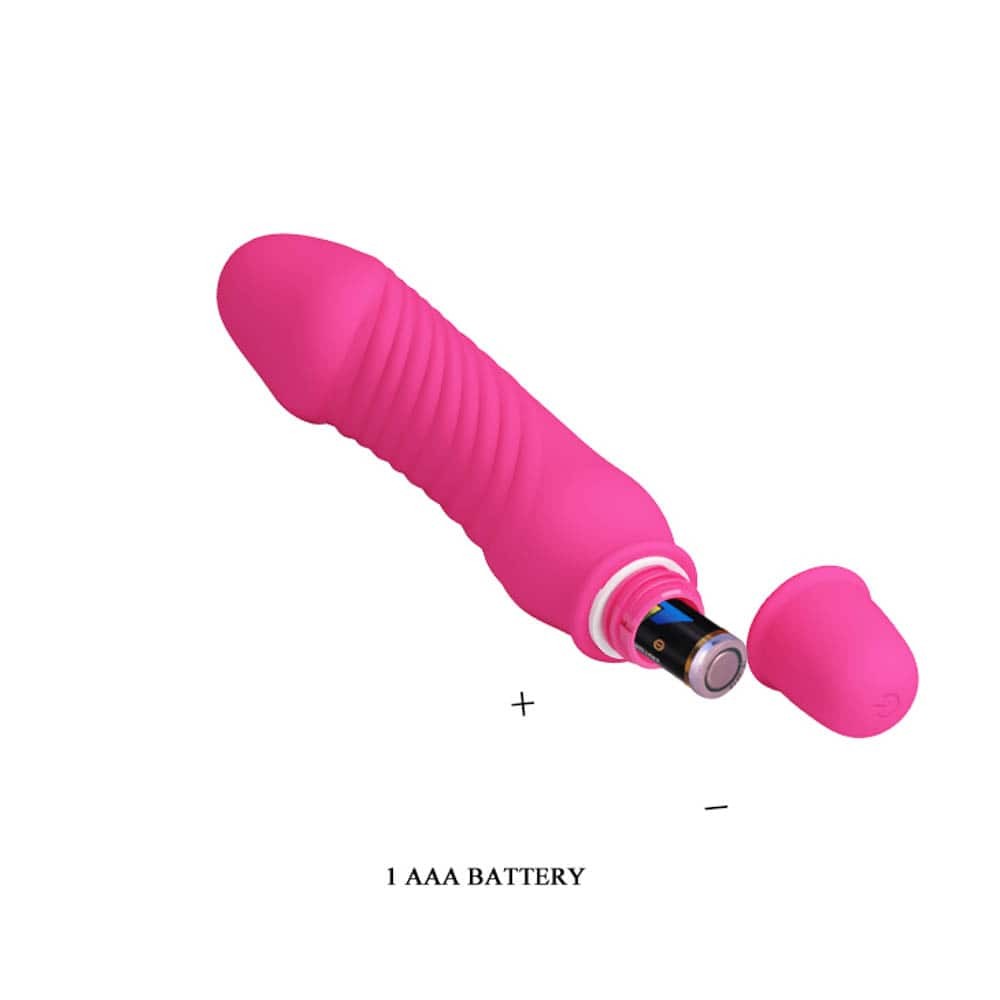 Stev - Vibrator realist, roz, 13.5 cm  - detaliu 4