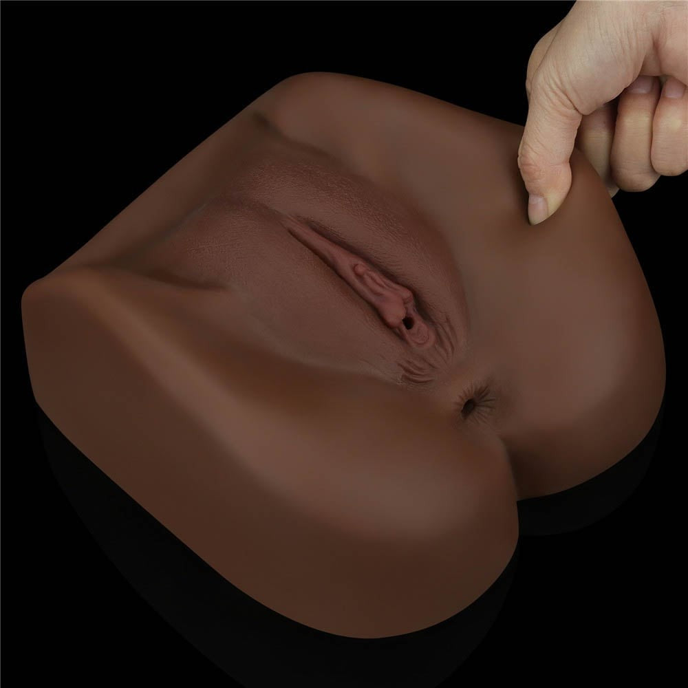 Streetgirl's  1 Black - Masturbator de Culoare Realistic cu Vagin si Anus, 1,46 kg - detaliu 3