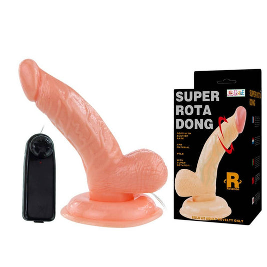 Super Rota Dong 4 - Vibrator rotativ, 14.5 cm