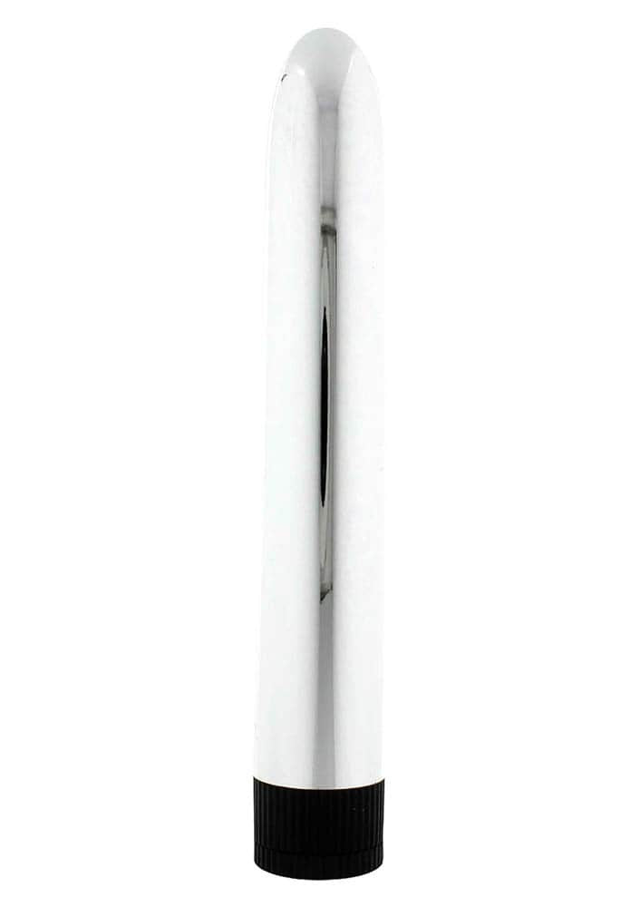 Super Slick - Vibrator clasic, argintiu, 17 cm - detaliu 2